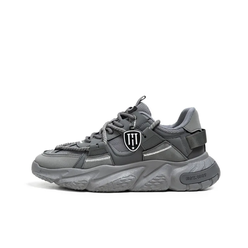 HACKBUTEER Dim Zone Collection Low-Top Chunky Sneakers Unisex-58