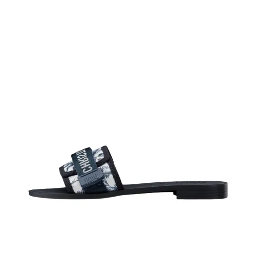 DIOR Dioriviera Slide Slippers Women's Dark Blue