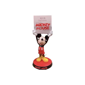 Disney Mickey Mouse Raising His Hand Chibi Figures Small Size