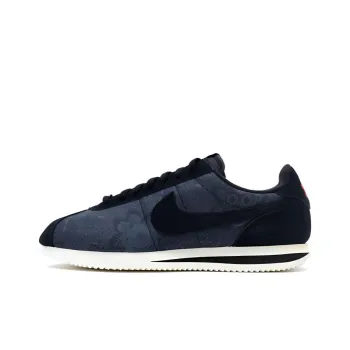 Nike Cortez Anti Slip Wear Resistant Low Top Casual Shoes Men's Black