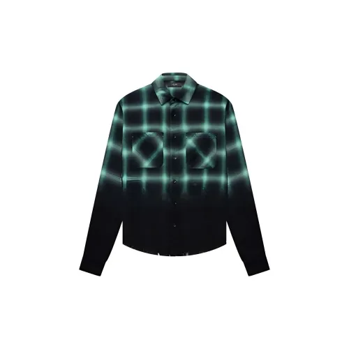 AMIRI Shirts Women's Green/Black Gradient