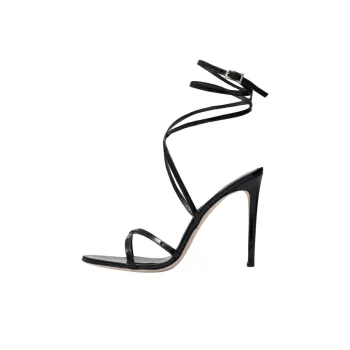 Paris Texas Zoe Strap Sandals 11cm Women's Black