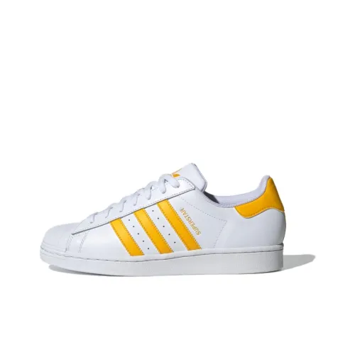 Adidas Superstar 'White Crew Yellow'