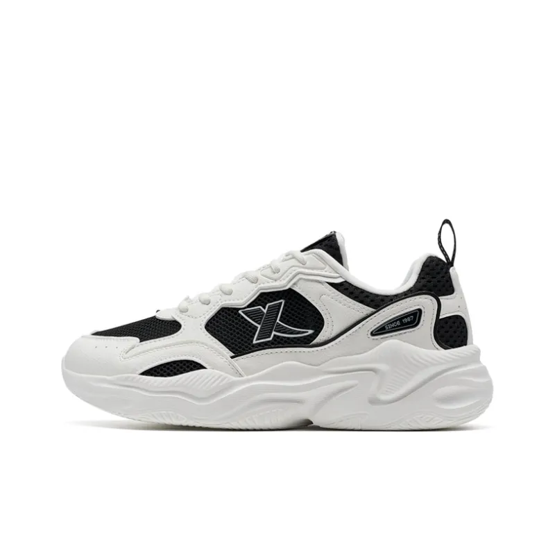 XTEP Lightweight Low Top Casual Shoes Men's Canvas White/Black-0