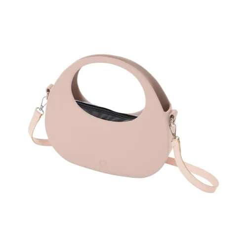 O Bag Thermoplastic Compound Crossbody Bag Shoulder Bag Women's Smoke Pink