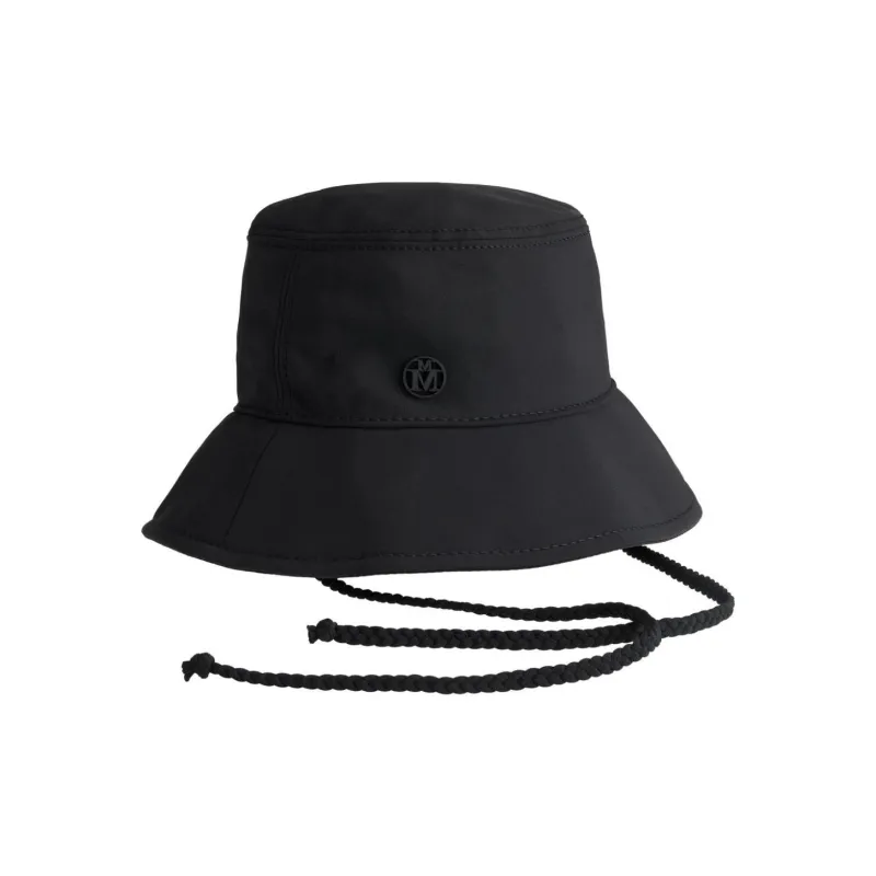 Maison Michel Angele Appliqué logo Bucket Hat-1