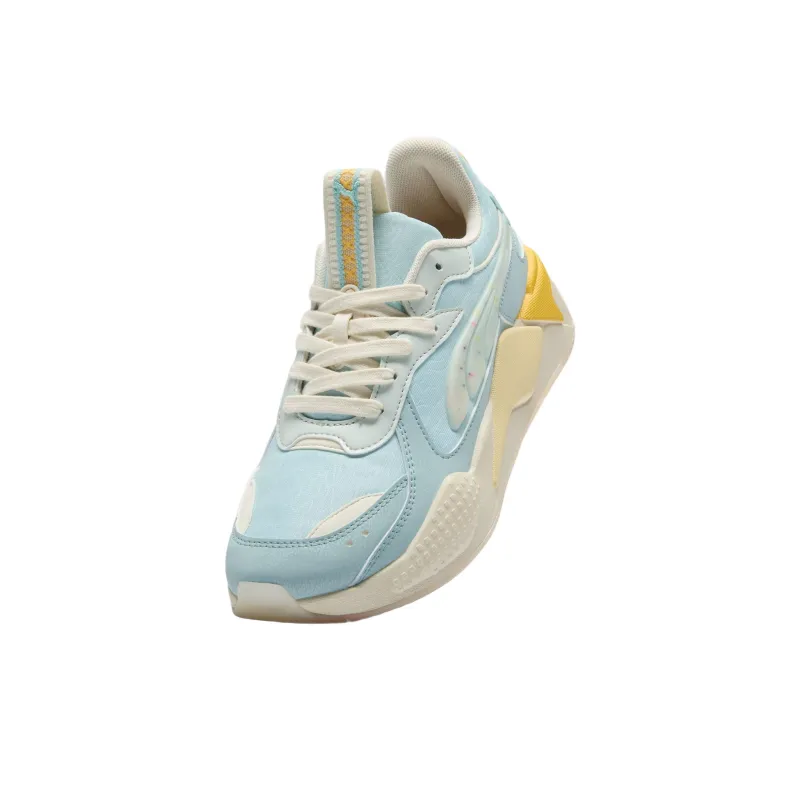 PUMA RS X Anti Slip Wear Resistant Low Top Casual Running Shoes Women's Light Blue-3