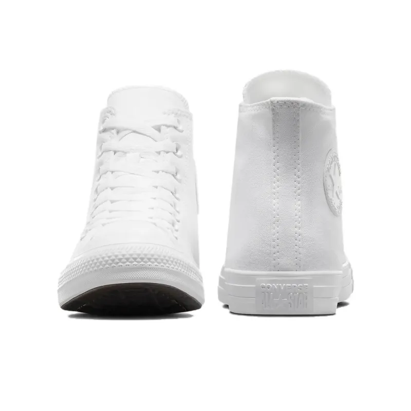 Converse Chuck Taylor All Star Slip Resistant, Abrasion Resistant, Breathable High Top Canvas Shoes Unisex White-4