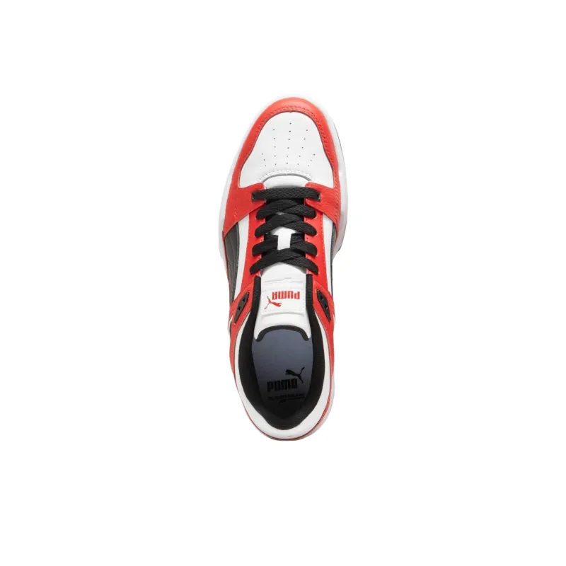 PUMA Slipstream Leather 'White Black Red'-3