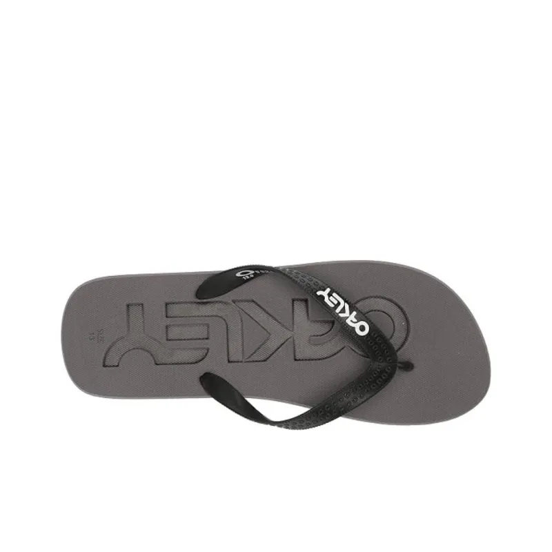 Oakley Odor Resistant Slip Resistant Flip Flops Men's Black-3