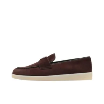 PRADA Loafers Men Dark Brown