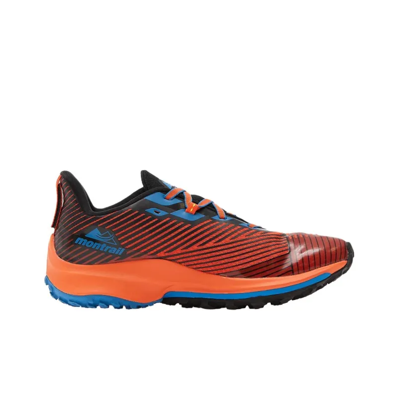 Columbia MONTRAIL Cushioning Breathable Low-Top Trekking Shoes Men's Orange Black Asian Version-1