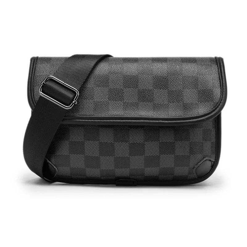Fillove PU Crossbody Bag, Sling Bag Regular Men's Khaki & Coffee/Gray/Khaki/Dazzle Black-11