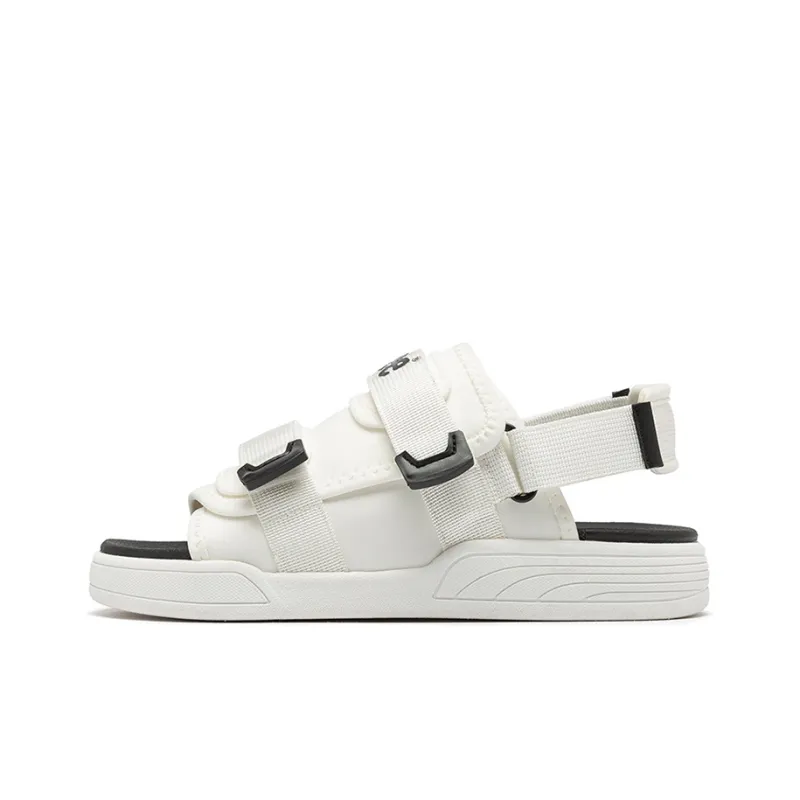 Lee Beach Sandals Unisex White/Black-0