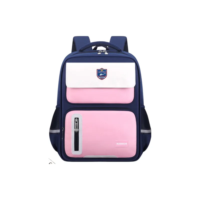 Warrior Polyester Student Bag Regular Men's Blue/Red/Pink-0