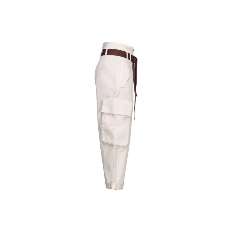 PINKO Belted Cargo Trousers-2