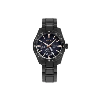 SEIKO Presage Series Mechanical Movement Stainless Steel Strap Watch 42.2mm Men's Watches Purple Watch Dial