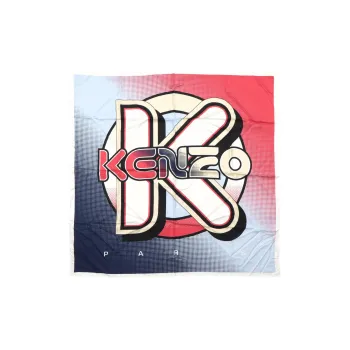 KENZO Silk Silk Scarves Unisex Multicolor