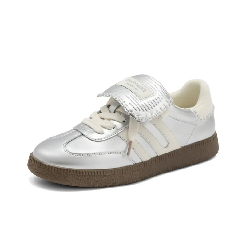 BELLE Anti Slip Wear Resistant Low Top Skateboard Shoes Women's-1