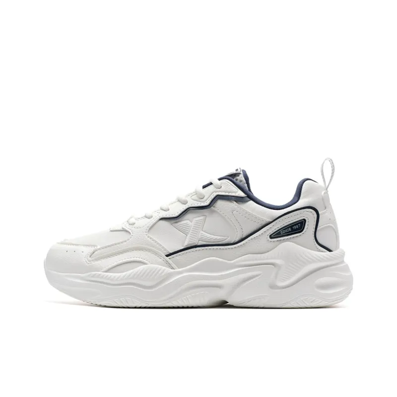 XTEP Lightweight Low Top Casual Shoes Men's Sail White-0