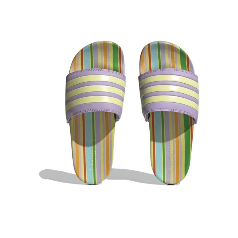 Adidas Adilette EVA Slip-Resistant Abrasion-Resistant Slide Slippers Women's Multicolor-3