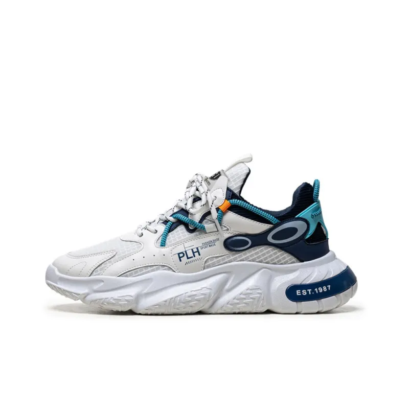 HACKBUTEER Dim Zone Collection Low-Top Chunky Sneakers Unisex-33