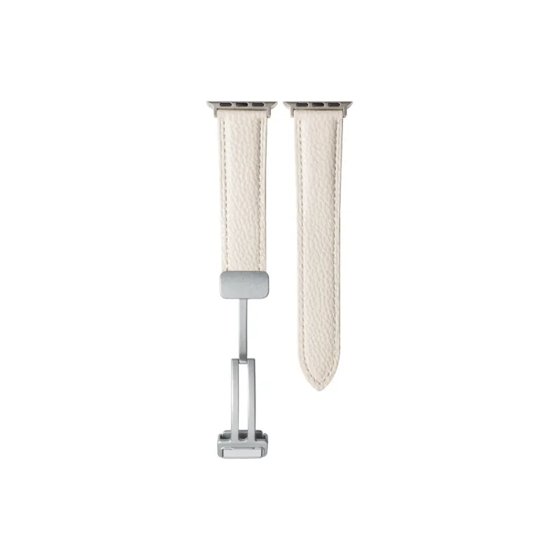 Mr. Strap Apple Compatibility Watch Band Artificial Leather Material-0