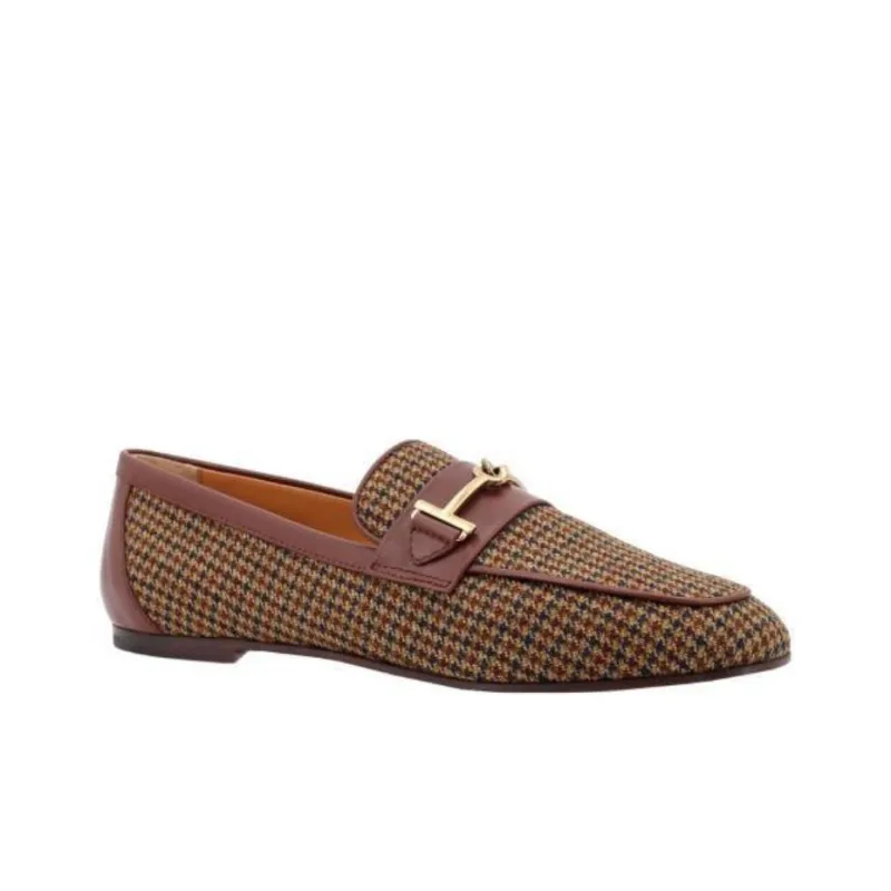 TOD'S T Ring Detailed Slip On Loafers Women's-2