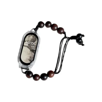 Mr. Strap Watch Band Xiaomi Compatibility Ebony Bead Material