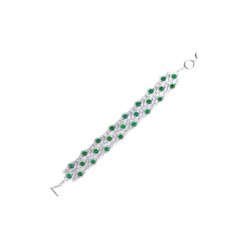 Clear Snow Ice Glutinous Jadeite Necklaces Unisex