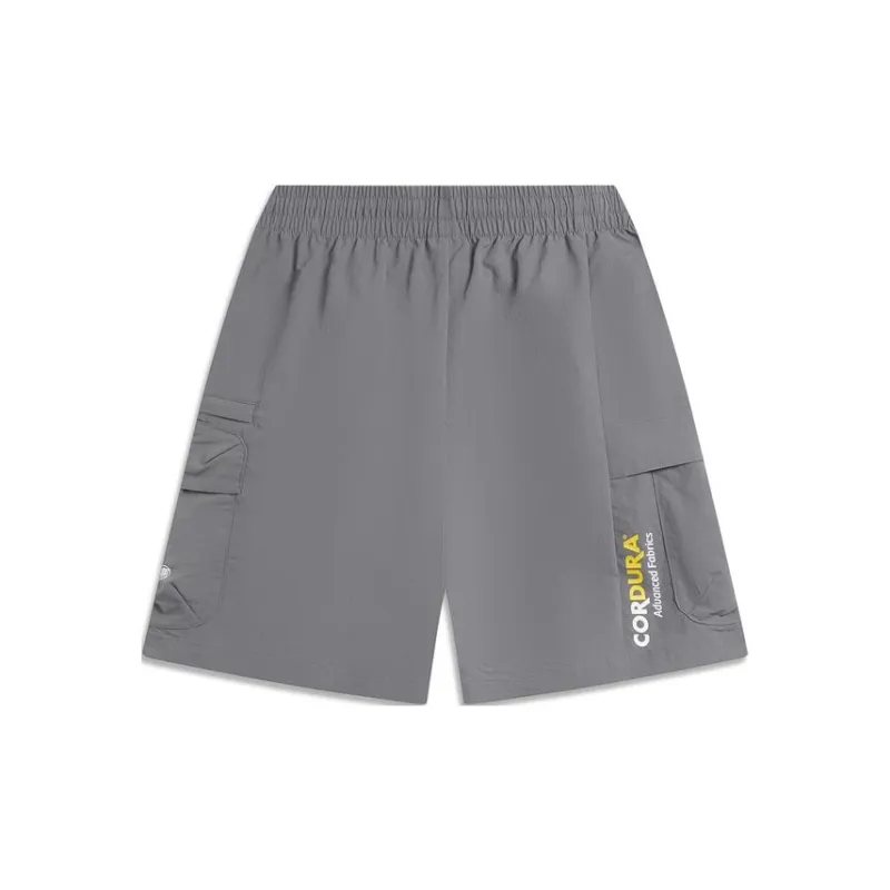 LiNing CF Casual Shorts Men's Thunderstorm Gray-1