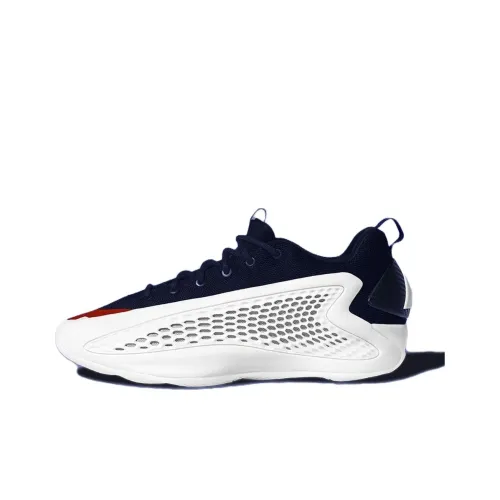 Adidas A.E. 1 'USA' Cushioning Anti Slip And Wear Resistant Low Top Basketball Shoes Men's White Black