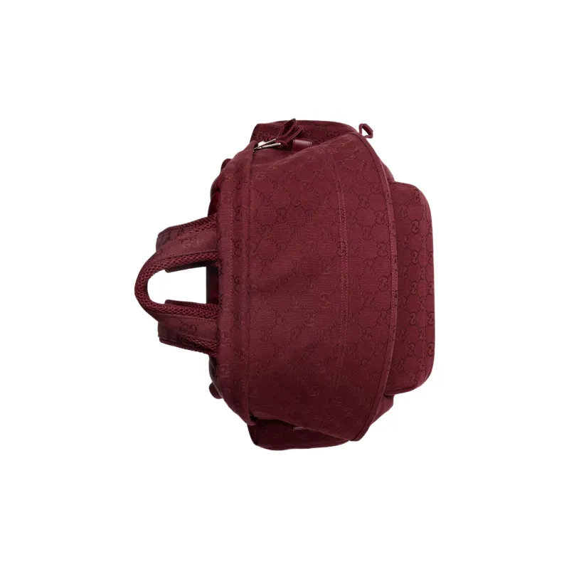GUCCI Canvas Backpack Large Size Men's Ancora Red-5