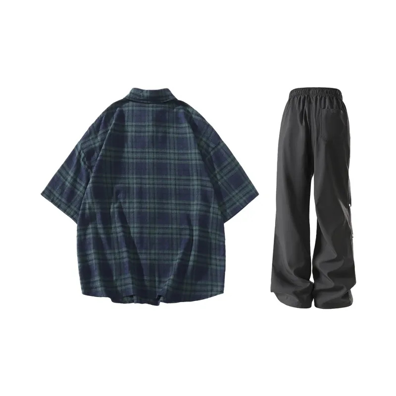LIVINGTOWN Shirt Matching Set Unisex-5
