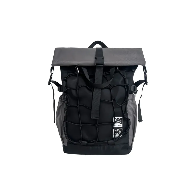 Bywhich Nylon Backpack Regular Unisex Black/Gray-3