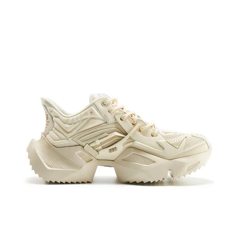 OGR Mecha Classic 2.0 Collection Low-Top Chunky Sneakers Unisex Wind-Dried Apricot-1