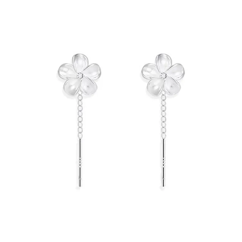 SWEET PLANET 999 Fine Silver Drop Earrings Women's-0