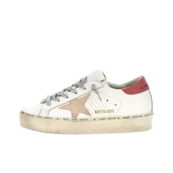 Golden Goose Hi Star White Taupe Women's