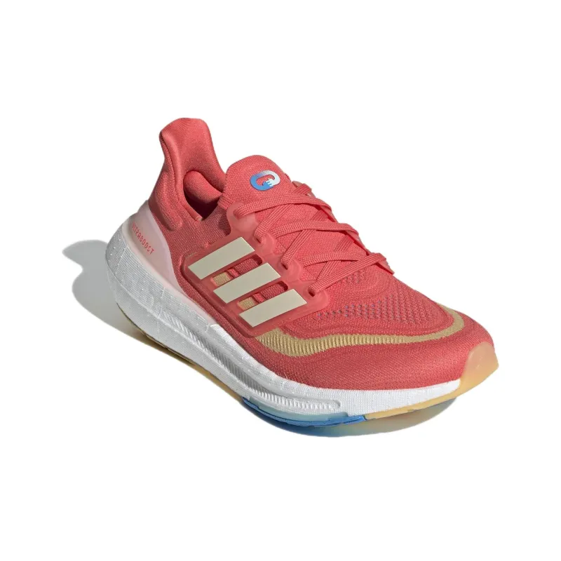 Adidas Ultra Boost Light Blue Burst Yellow Women's-3