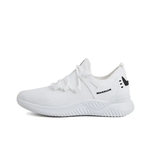 Warrior Cushioned Slip Resistant Low Top Casual Running Shoes Women's White