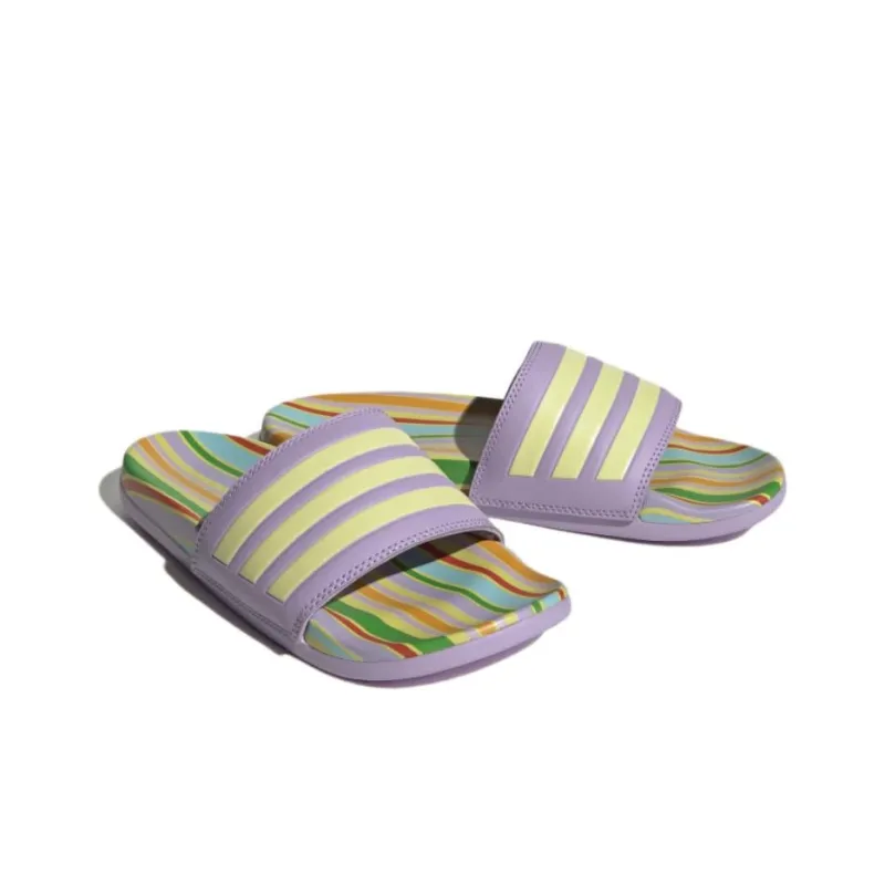 Adidas Adilette EVA Slip-Resistant Abrasion-Resistant Slide Slippers Women's Multicolor-2