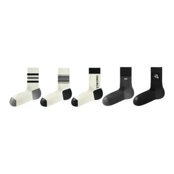 B&C.Room Mid Calf Socks Men's 5 Pack
