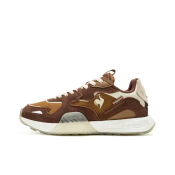 Le Coq Sportif Support Lightweight Low-Top Casual Shoes Unisex Brown