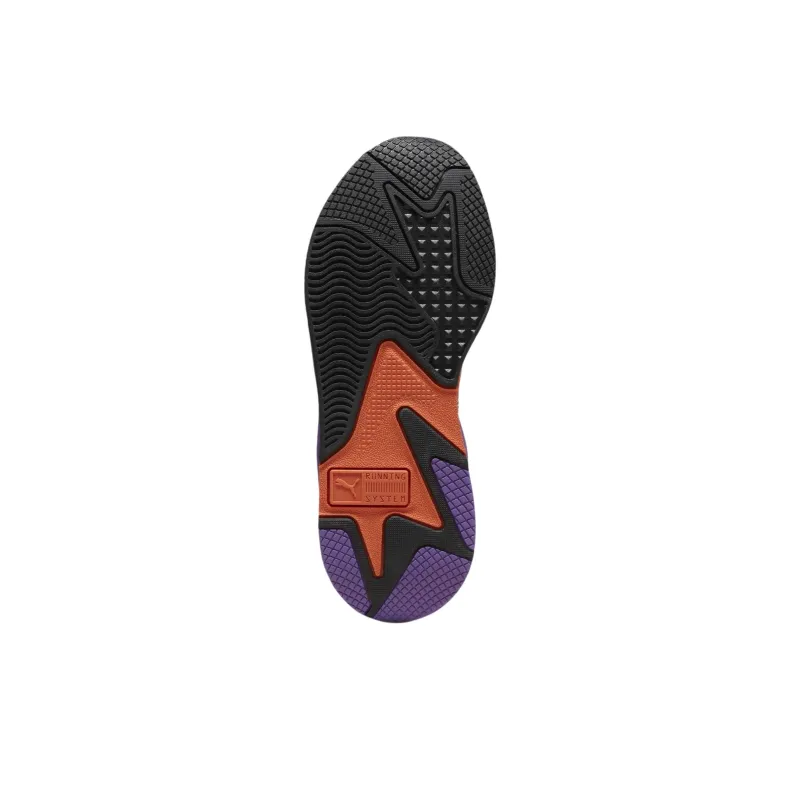 PUMA RS X Toys Cushioning Slip Resistant Low Top Casual Shoes Men's Black Orange Purple-4