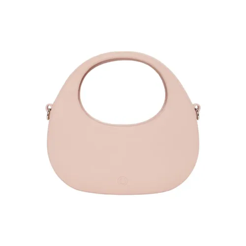 O Bag Thermoplastic Compound Handbag Women's Smoke Pink