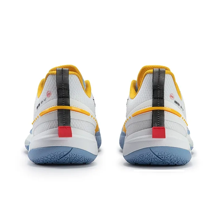 361° BIG3 5.0 Quick Denver Cushioning Anti Slip Wear Resistant Breathability Low Top Basketball Shoes Unisex Sky Blue-3