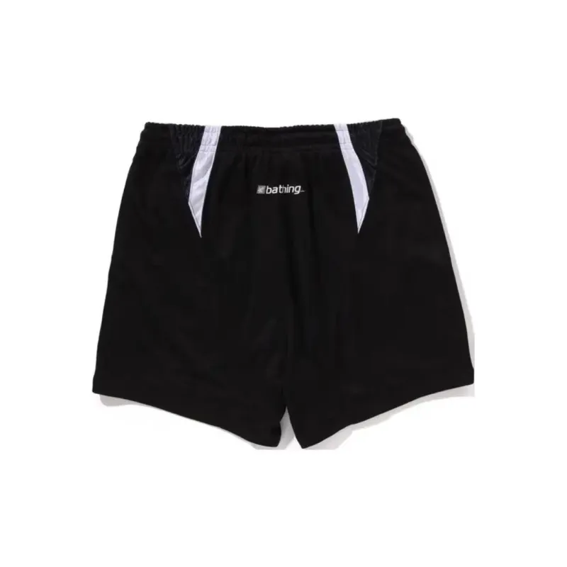Bape Multi Logo Relaxed Fit Soccer Shorts-1