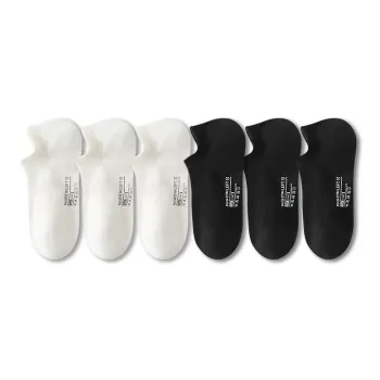 Left Divided By Right Ankle Socks Men's 6 Pack