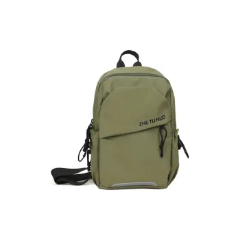 GEERDUN Nylon Sling Bag Regular Unisex Black/White/Blue/Green