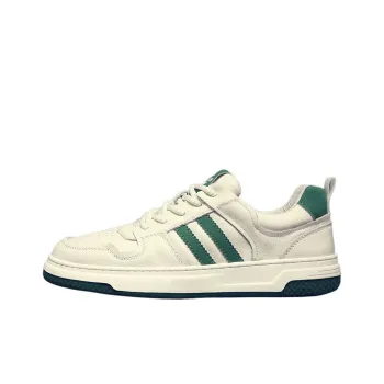JANE HARLOW Low-Top Skateboard Shoes Men's White Green